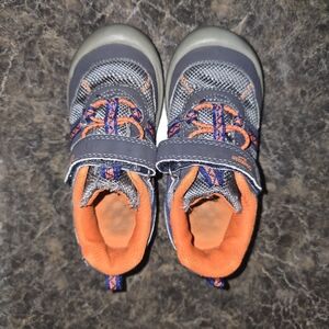 Osh Kosh B'gosh Boys Gray and Orange Blue Shoes